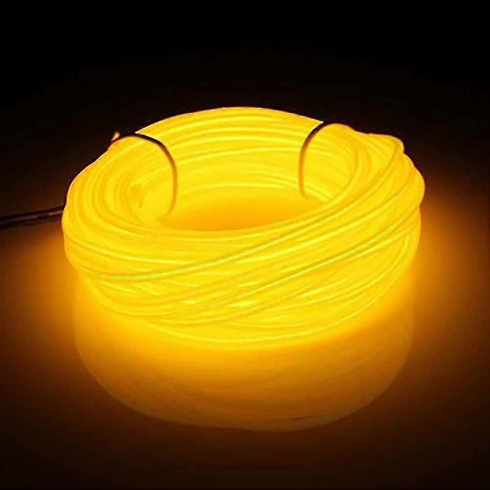 10m El Led مرنة لينة أنبوب سلك النيون توهج سيارة حبل قطاع ضوء عيد الميلاد