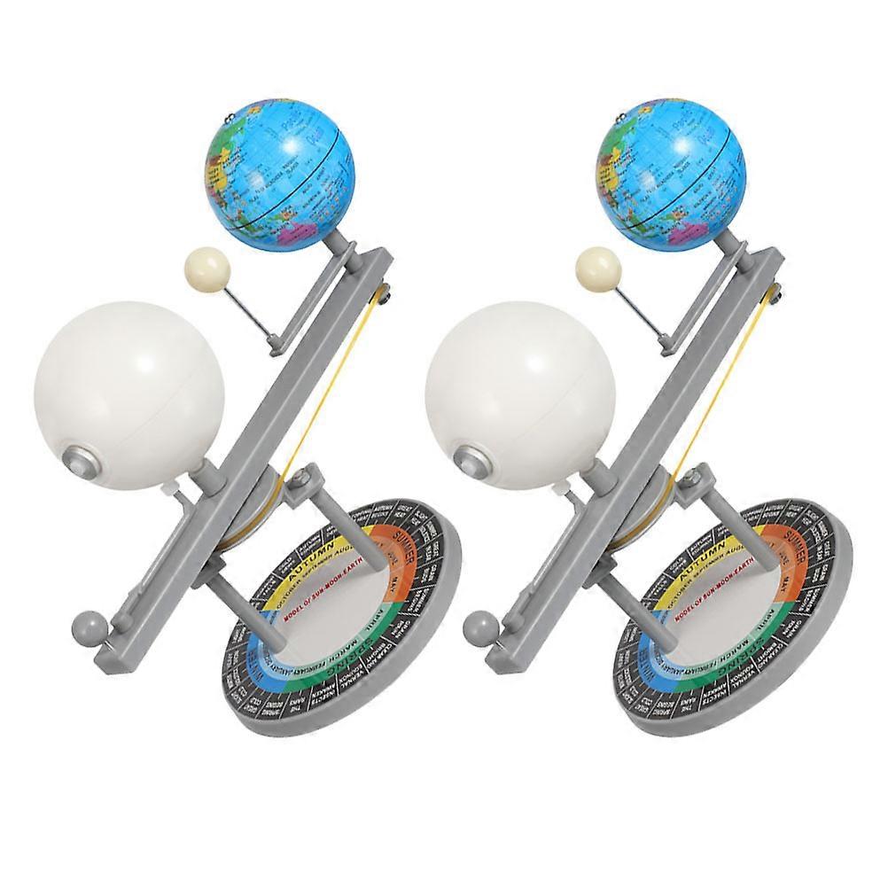 Earth Moon for Teaching 2Pcs Solar System Astronomical Kit