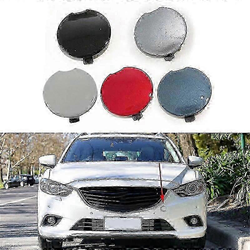 Tow Hook Cover for Mazda 6 Atenza Sedan 2013-2016, Protecting the Front Bumper with a Sleek Design.