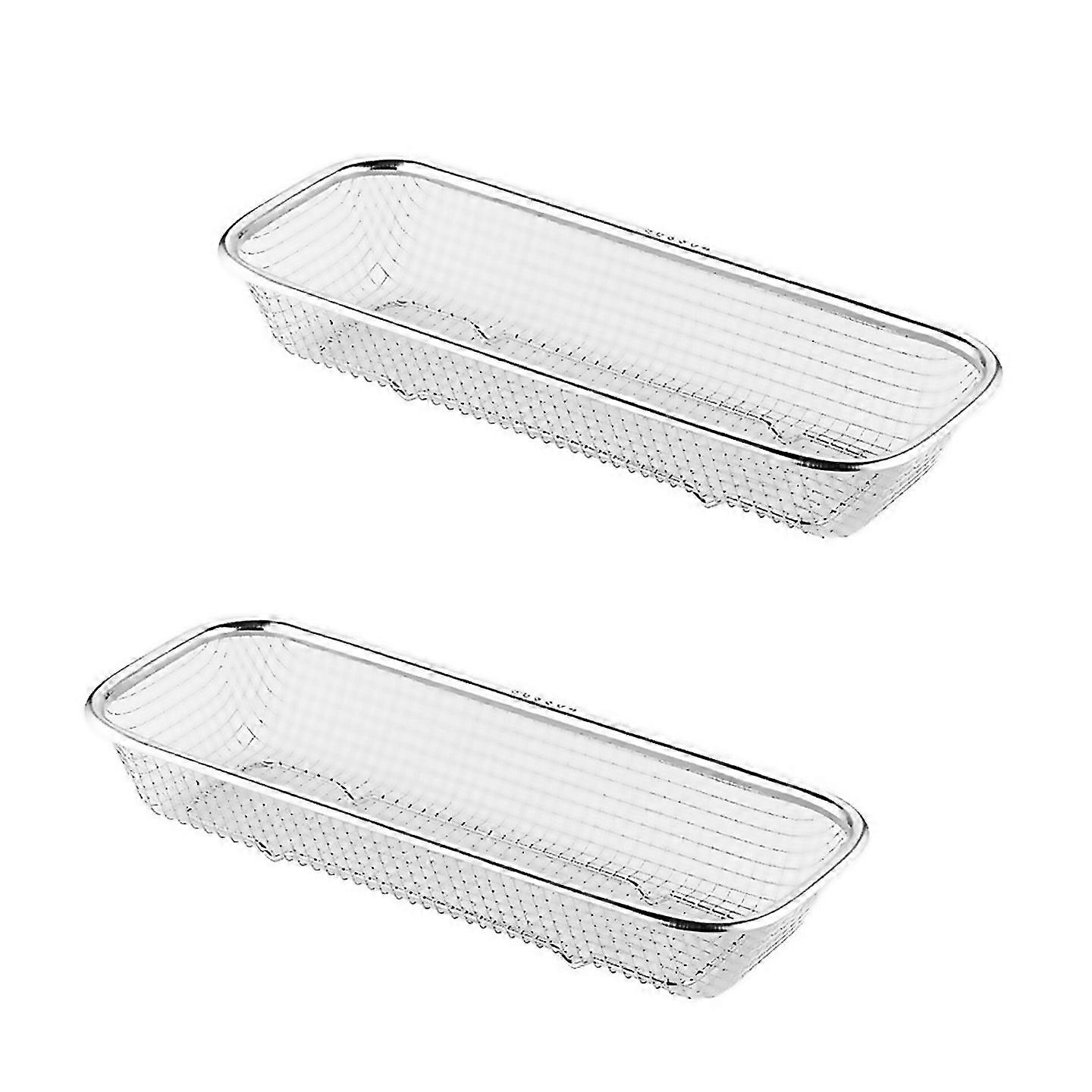 For 2 Pack Utensils Holder Compact Dish Rack Chopsticks Spoons Drainer