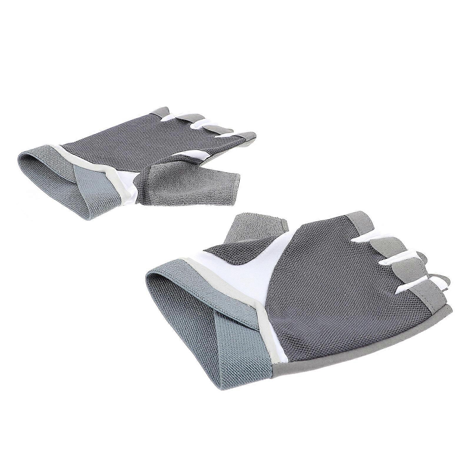 Outdoor Gloves Half Finger Gloves for Cycling with Anti-Slip 1Pair Pair