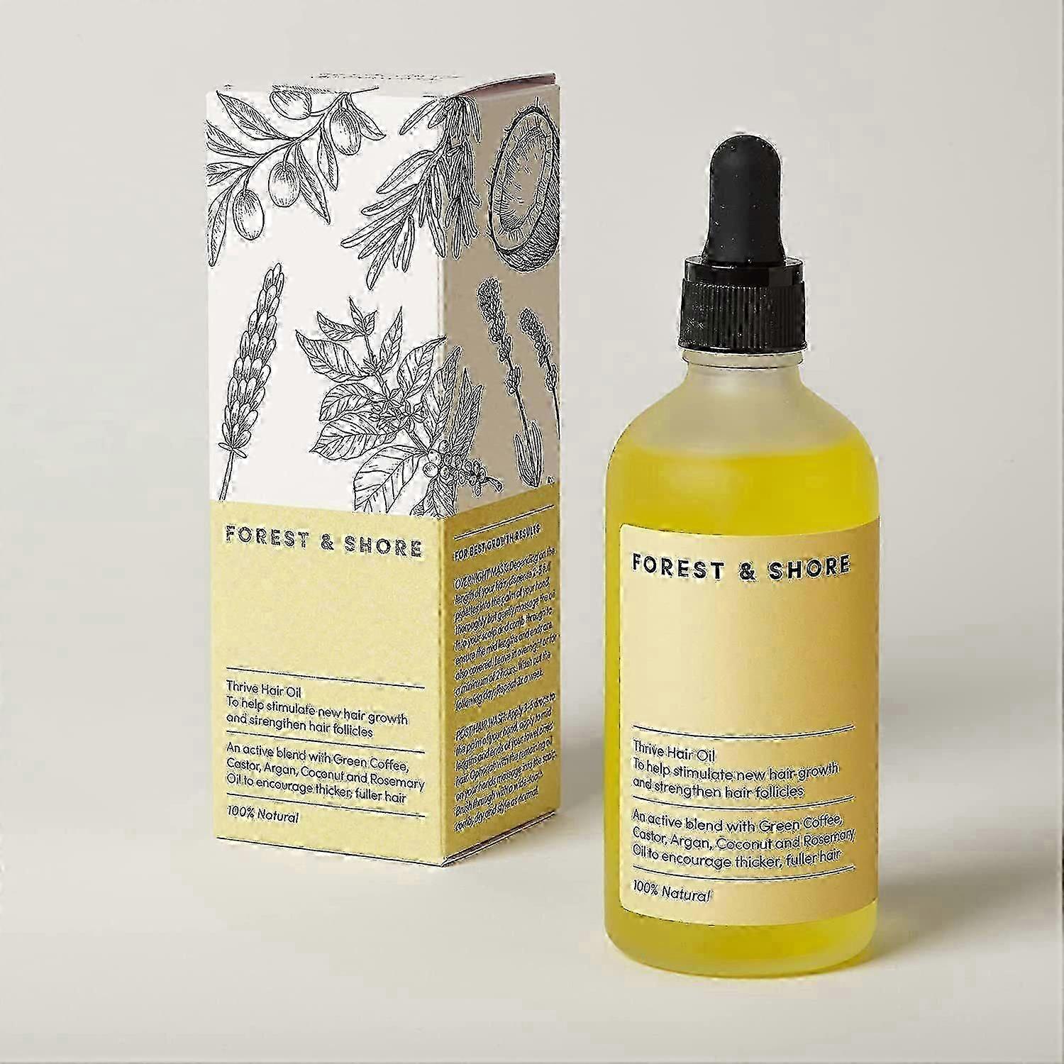 שמן צמיחת שיער טבעי - צמיחת שיער טבעית אורגנית טבעונית