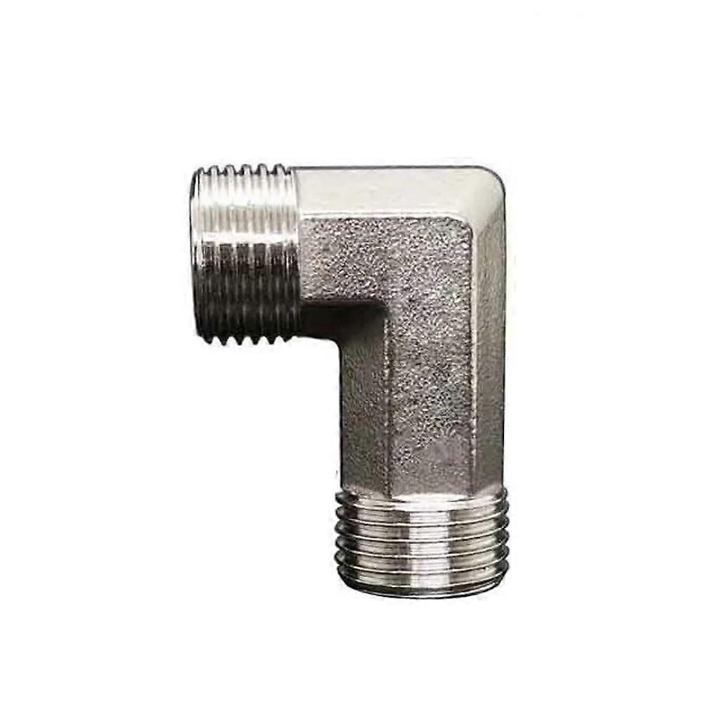 201 Stainless Steel Elbow 1/2 In BSPP Male Reducing Pipe Fitting Connector