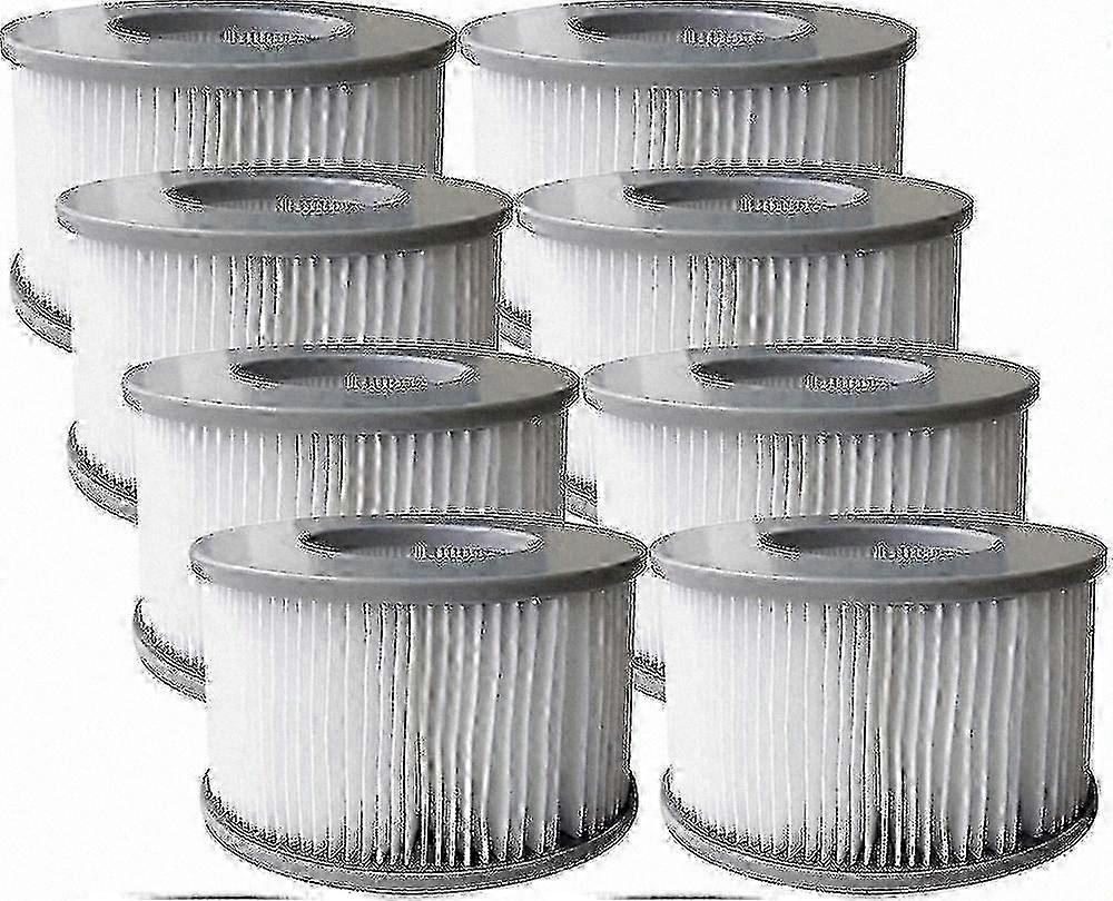 8-Pack Pool and Spa Replacement Filters for Inflatable Units