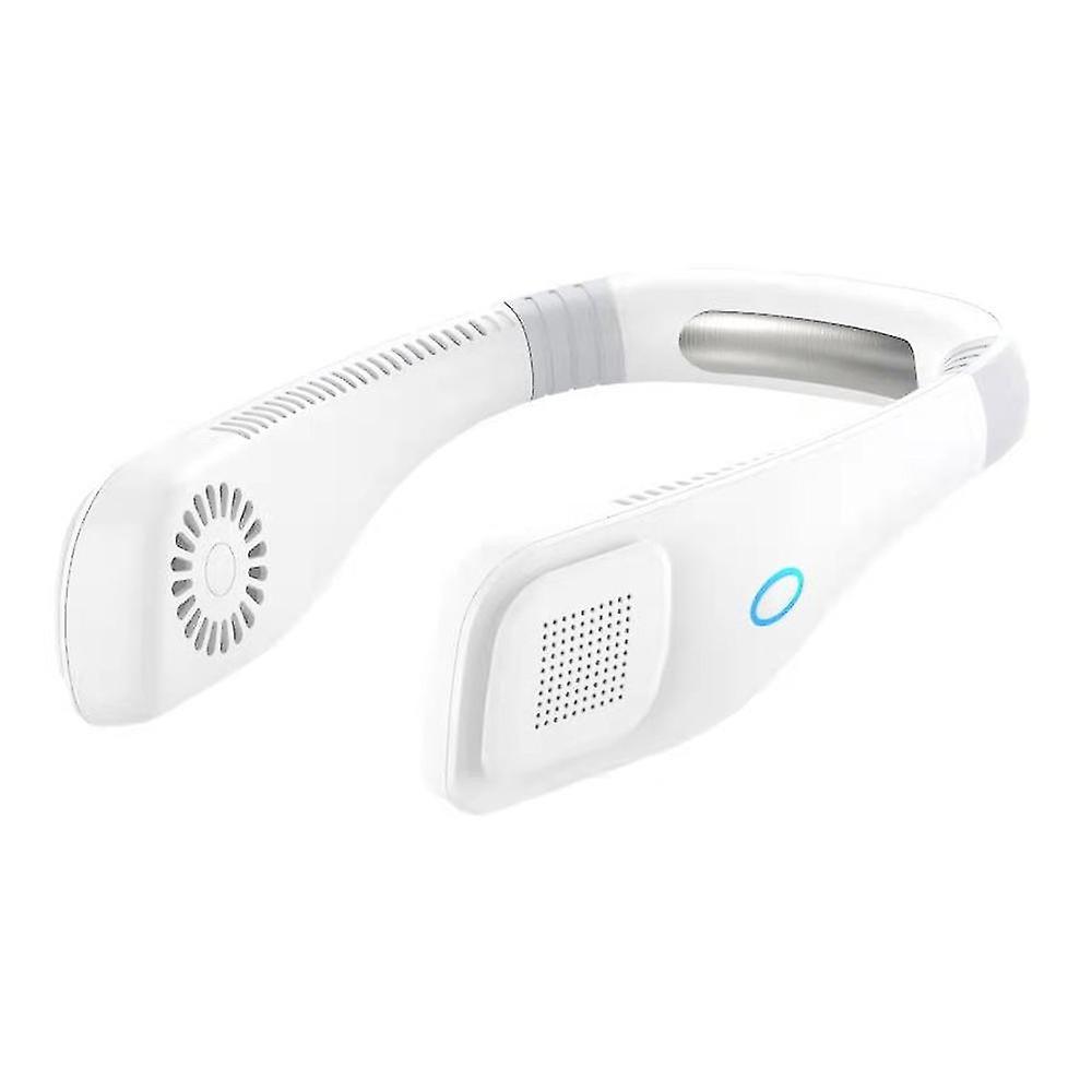 Portable Neck Fan, Rechargeable Battery 3 Speeds Control Button