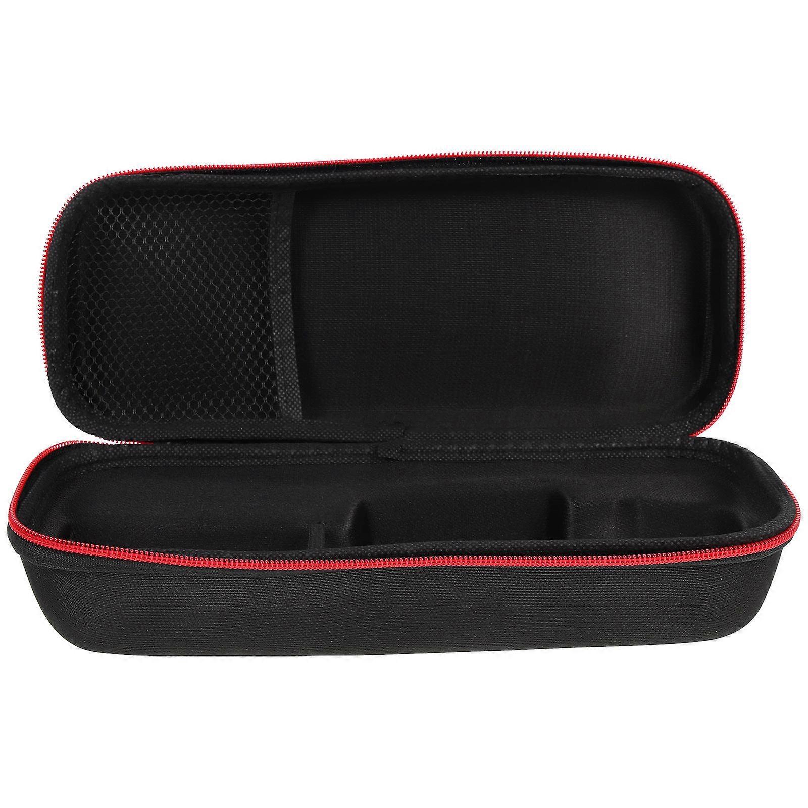 Microphone Carrying Case 2Pcs Rectangular Organization Bag For Outdoor Use 11x4.32x3.34in Black