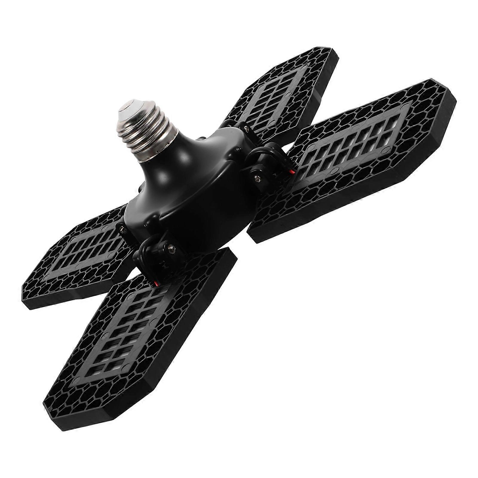 Garage Ceiling Light Foldable Square Panels for Garage Durable Aluminum Abs Energy Saving 1Pack