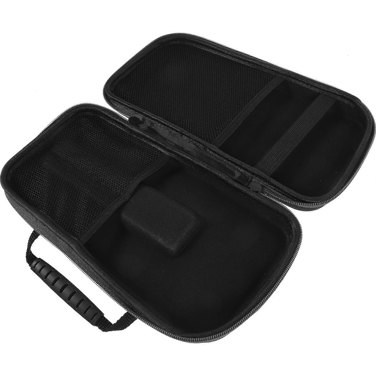 Wireless Microphone Case Portable Carrying Case for Storage 4Pcs Black