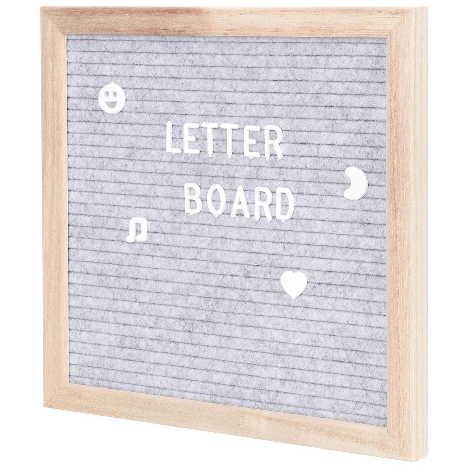 Office Bulletin Board Announcement Board 3Pcs DIY Creation Note Holder Home Decor Light Grey Square