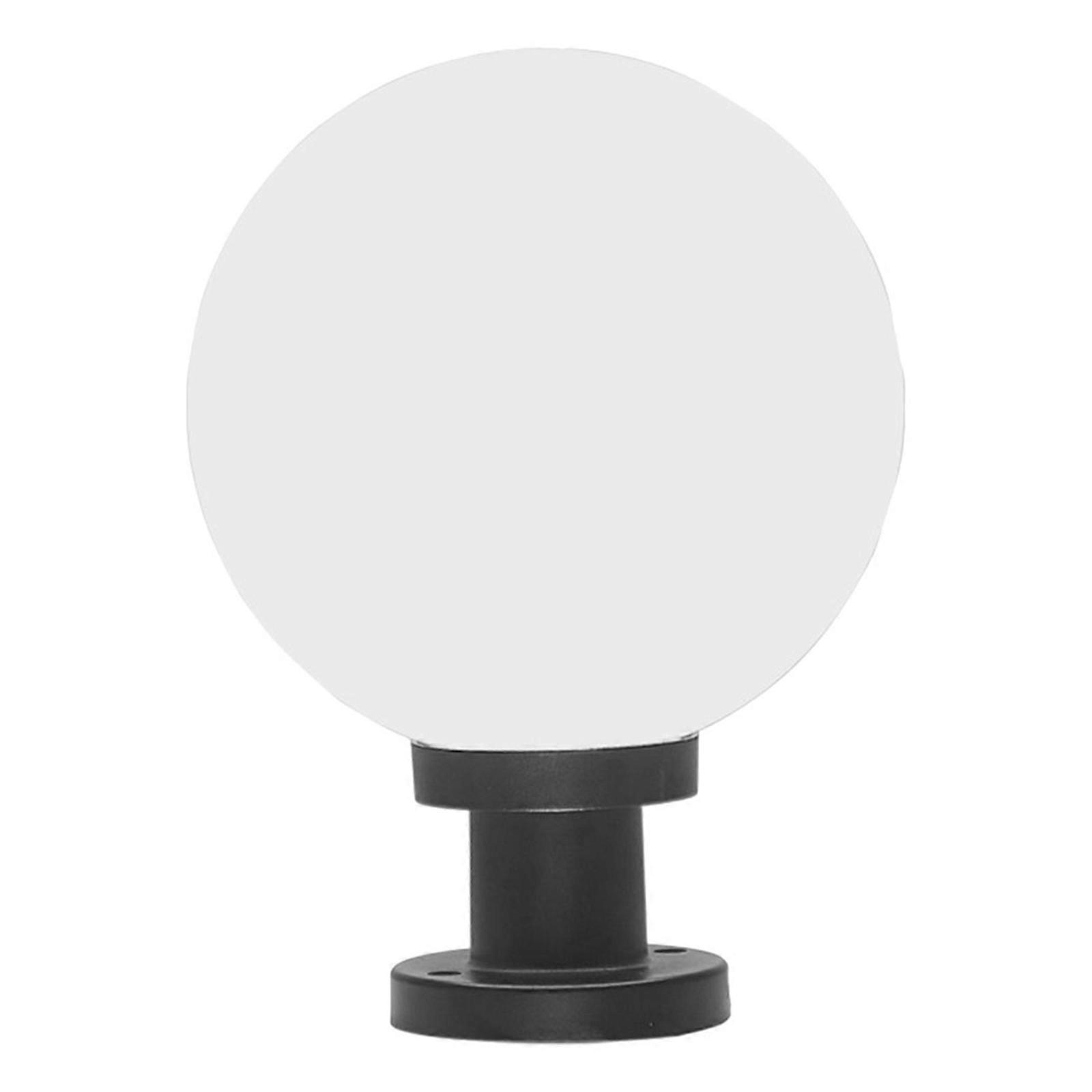 Lamp Post Light Fixture Sphere Minimalist Style Garden Decoration 1Set