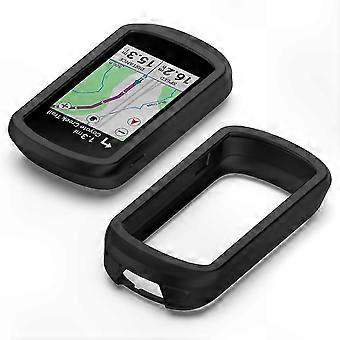 Silicone Protective Cover for Bike GPS Devices - Anti-Drop Case for Cycling Computers (Orange)