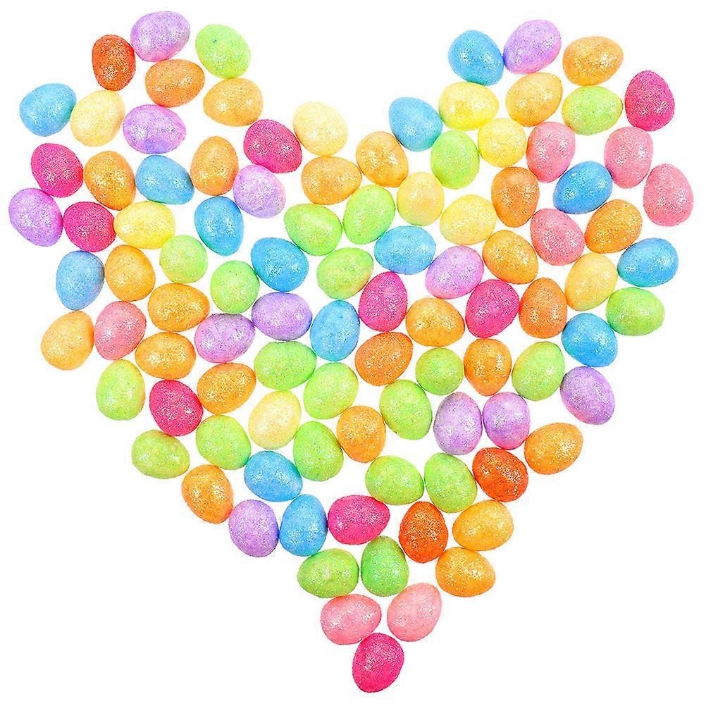 Assorted Color Miniature Easter Egg Decorations For Party Prop Rooms 1.80X1.50X1.50CM Reusable 900 Pcs