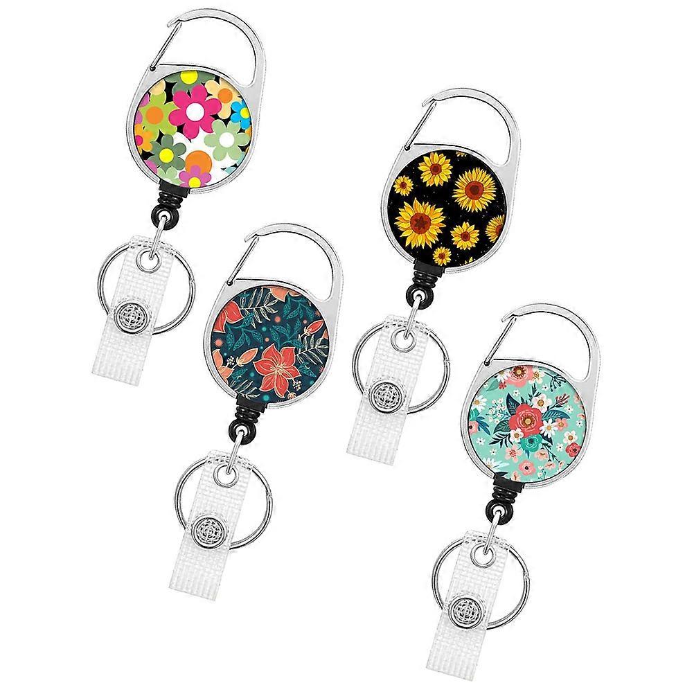 Practical Badge Clips for Name Cards with 12Pcs Decorative Buckles