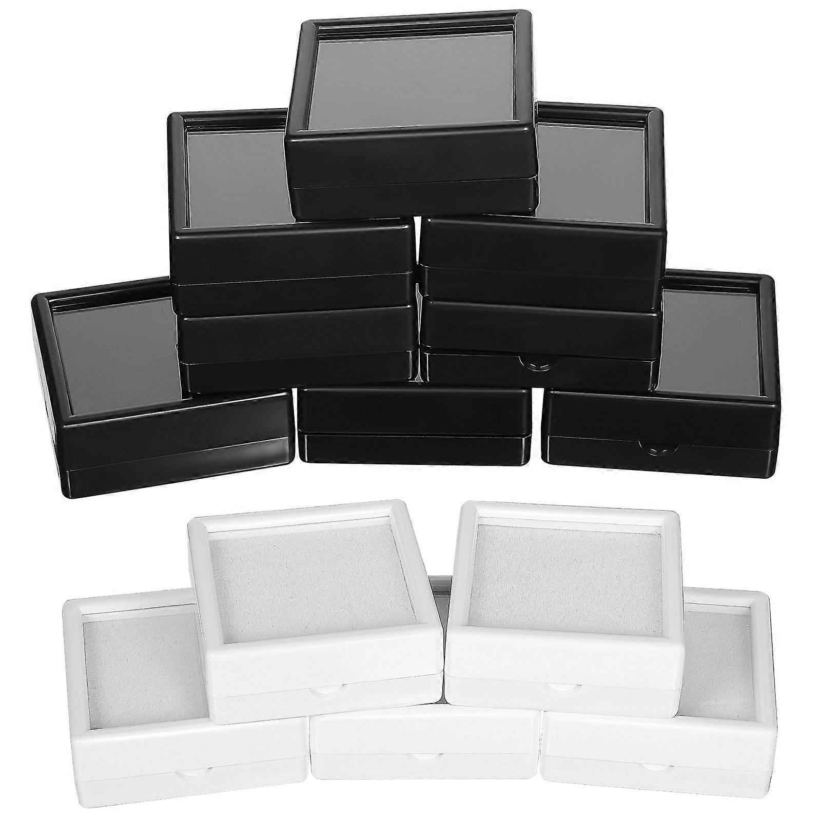 Jewelry Box Container Square Boxes for Storage Use with 60 Display Boxes