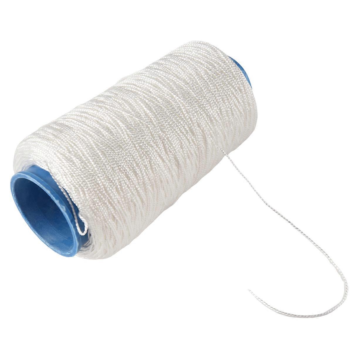 400m 80lbs Nylon Twisted Bowstring Thread Fiskesnöre Sysnöre Kiteline, Vit