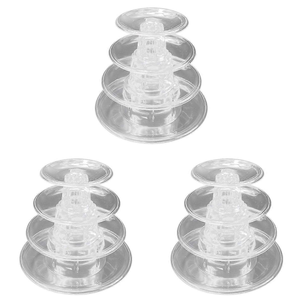 Macarons Display Tower 4-Layer Cupcake Stand Food Display Stand