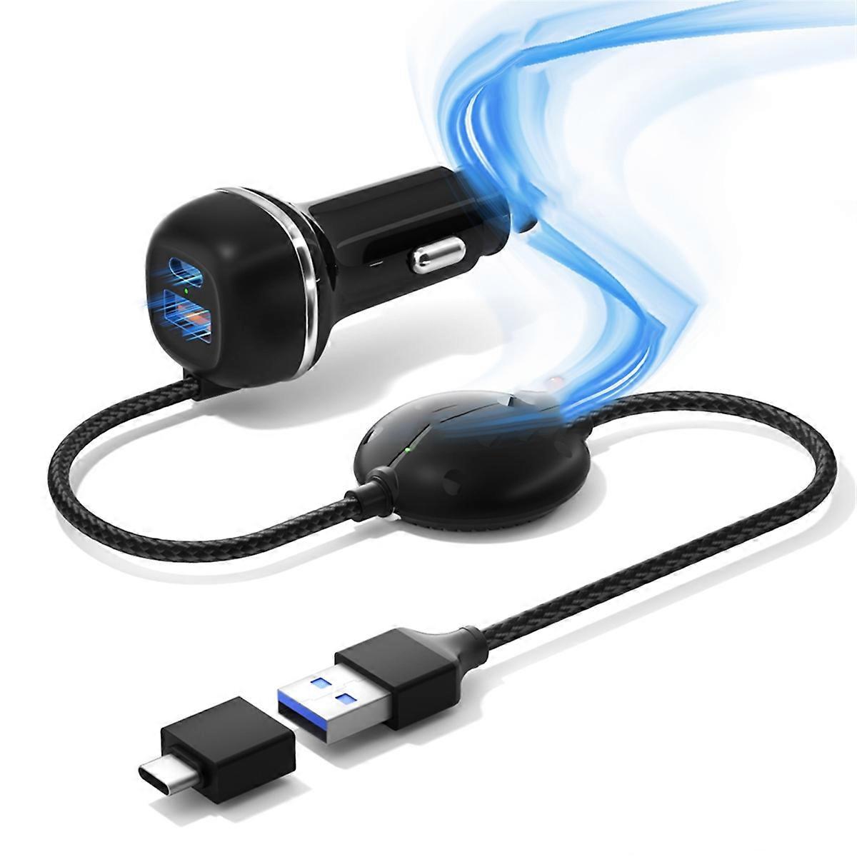  Wireless Carplay & Android Auto Mini Adapter Car Charger