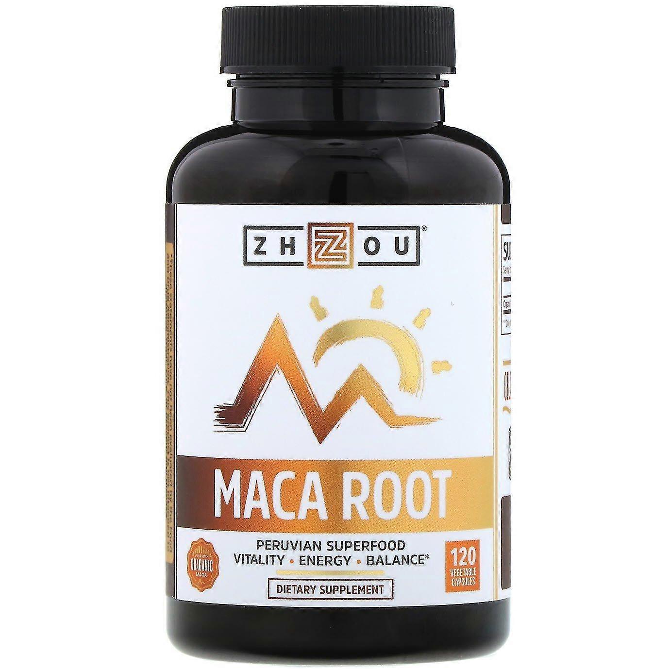 Zhou Nutrition, Organic Maca Root, 120 Vegetable Capsules