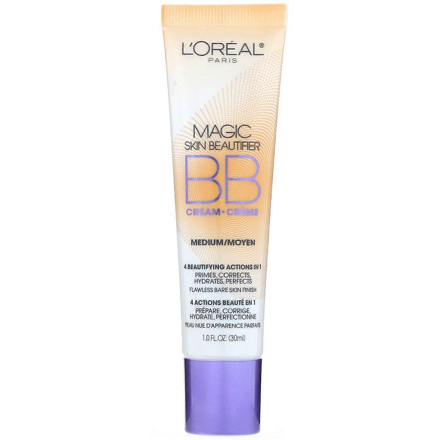L'Oreal, Magic Skin Beautifier, BB Cream, 814 Medium, 1 fl oz (30 ml)