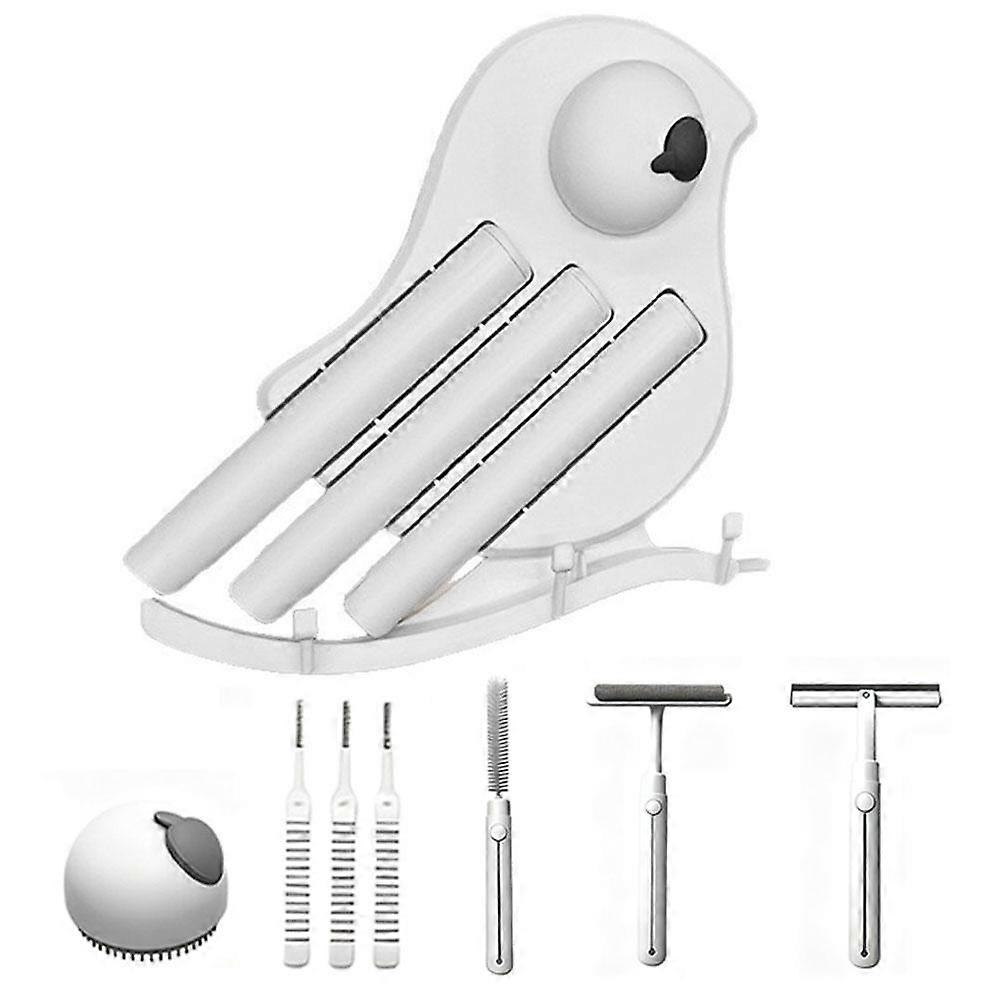 Brosse de nettoyage et de rangement tout-en-un