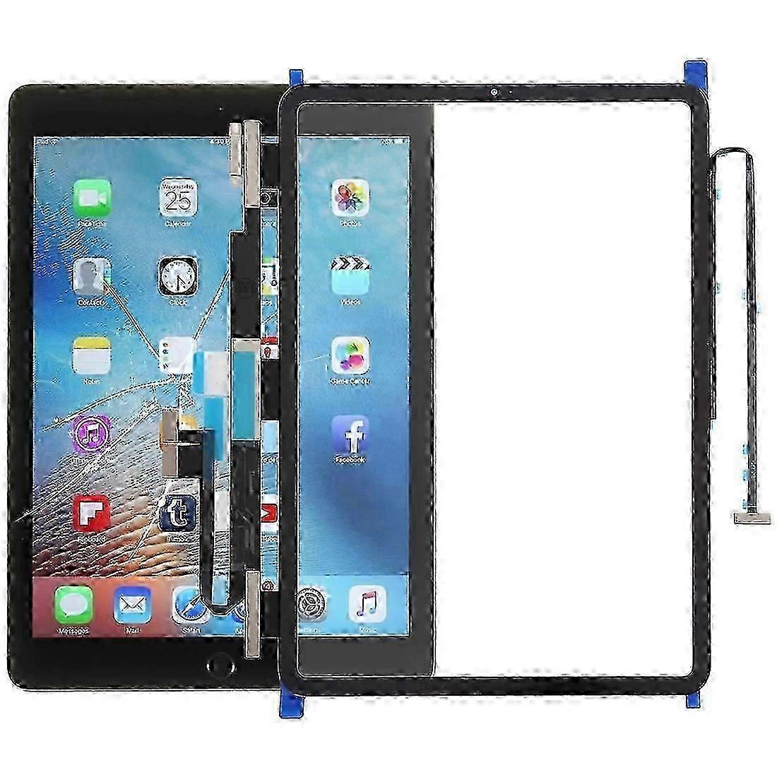 Ensemble d’écran numériseur d’écran tactile de remplacement pour iPad Pro 12,9 pouces 3e génération 2018 A1876 A1895 A1983 A2014 (noir)z