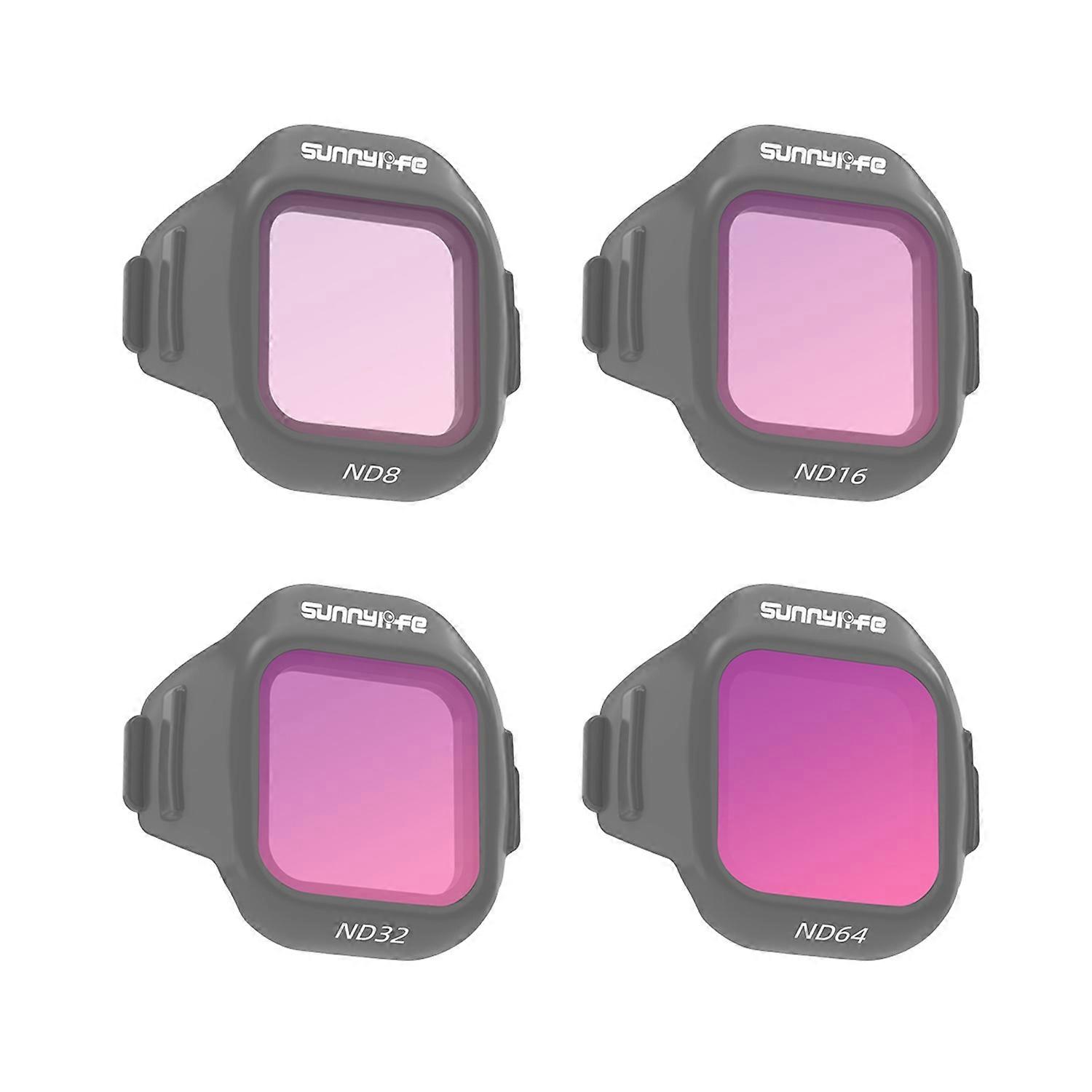 SUNNYLIFE N5P-FI096 4Pcs Filter Set for DJI Mini 5 Pro RC Drone Camera Lens Filters ND8+ND16+ND32+ND