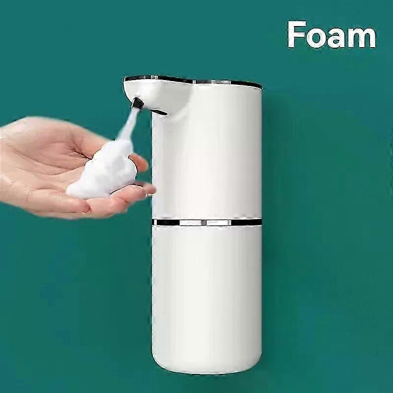 25-26 Automatic Soap Dispenser Touchless Foaming Soap Dispenser USB Rechargeable Electric 4 Level Adjustable Foam Soap Dispenser