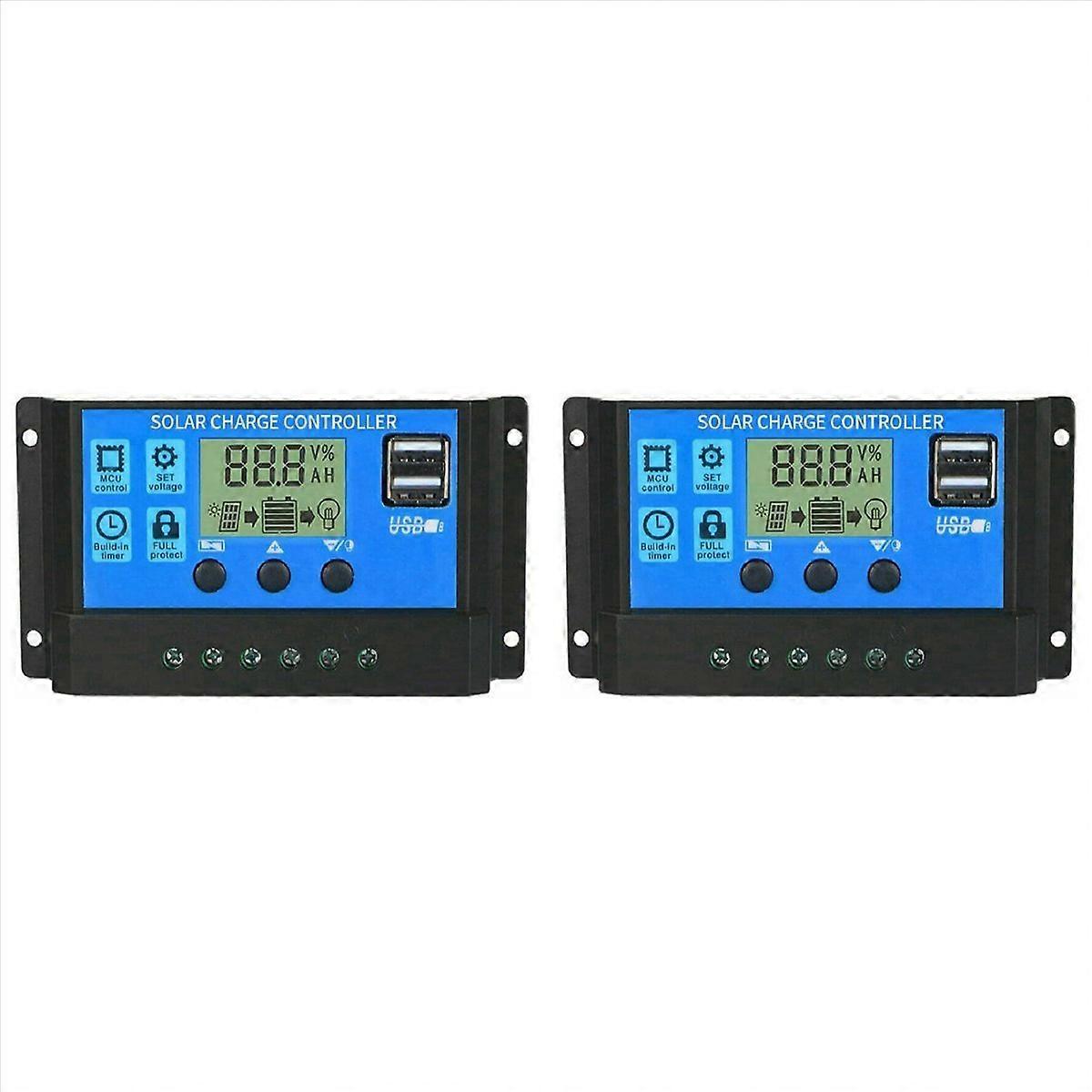 100A Solar Panel Battery Intelligent Regulator with Dual USB Port