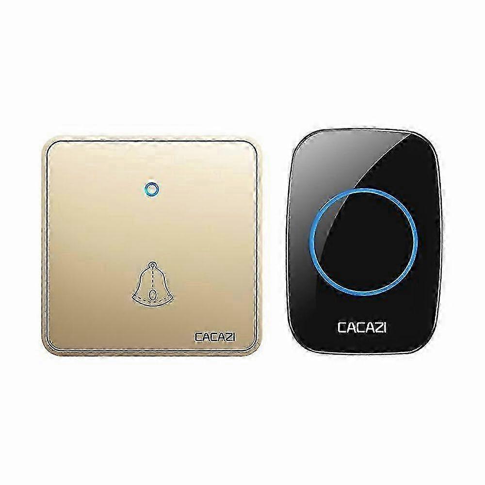 スマートレシーバーバッテリーフリーワイヤレスドアベルホームスマートスイッチボタン長距離ドアベルラージボタン