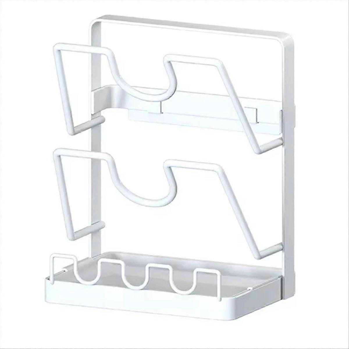 Multifunctional Kitchen Storage Rack - Wall-Mounted Pot Cover, Small