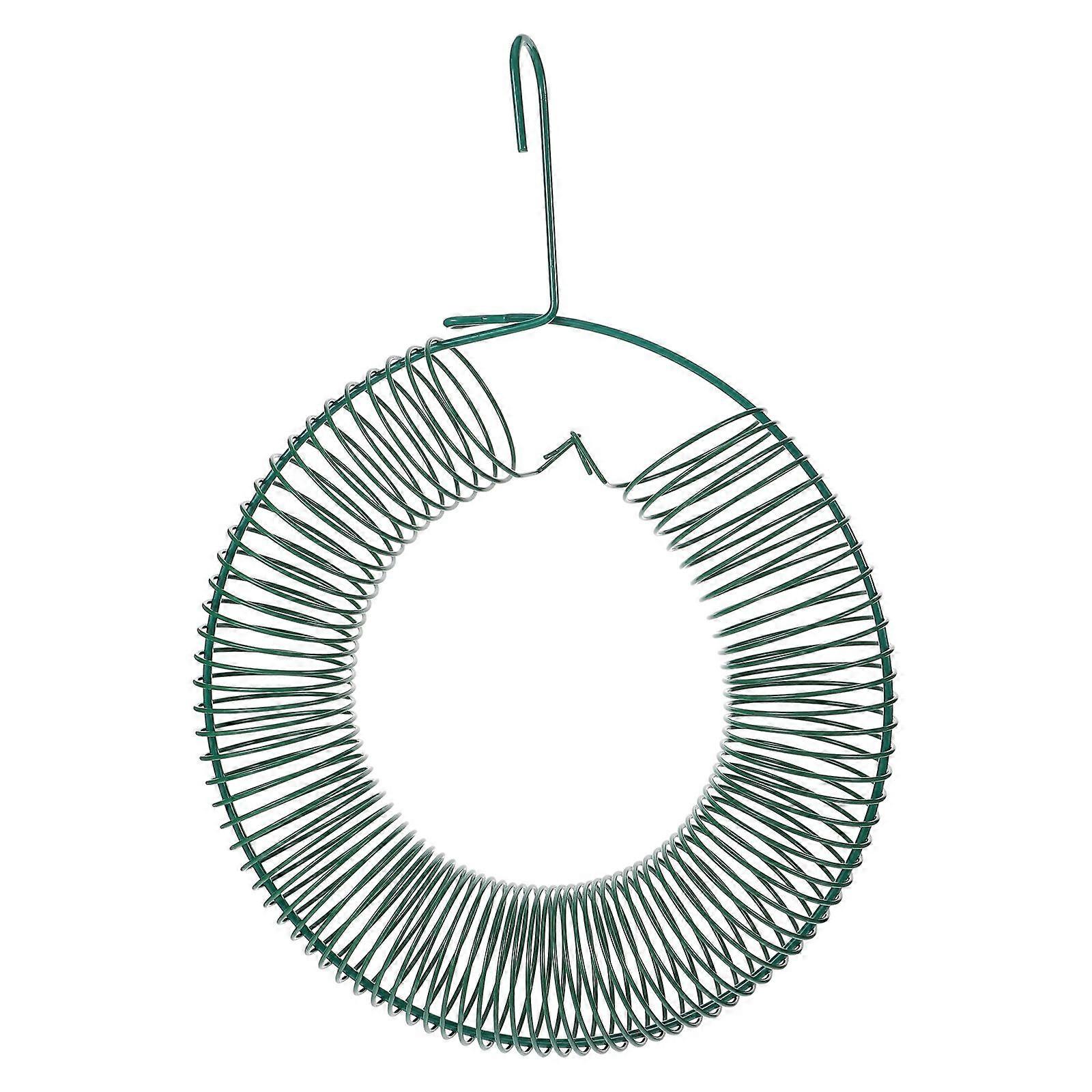 1pc Creative Hanging Wreath-Shaped Bird Feeder Chic Spring Bird Feeder