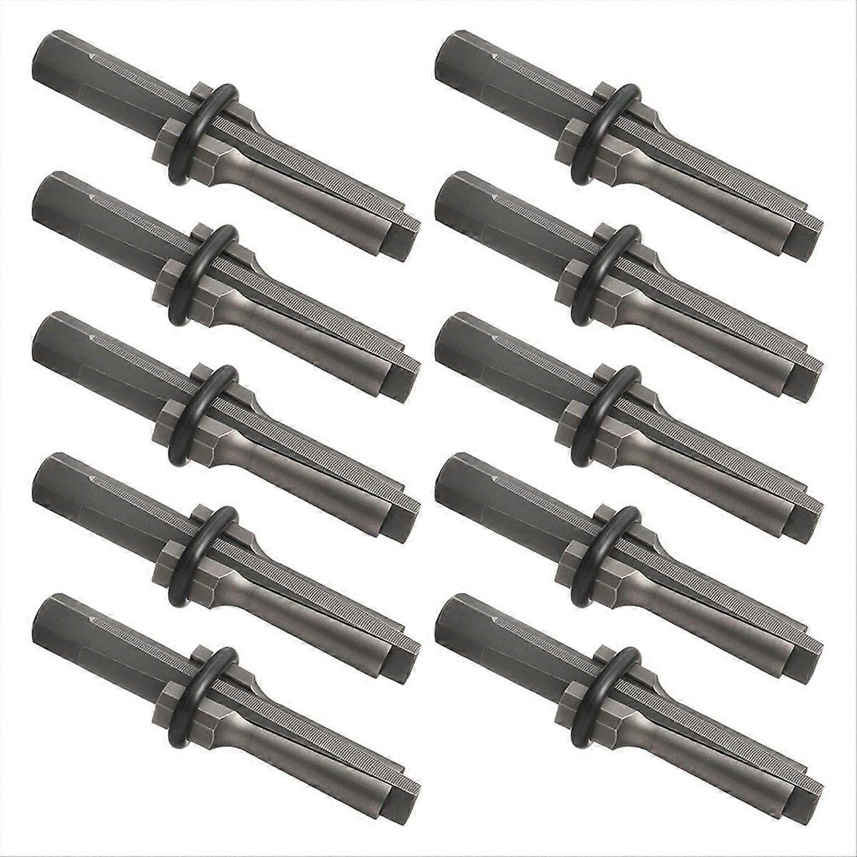 Stone Splitter Tools - 5/8" Wedge and Feathers Shims Set for , Concrete, Marble 10 Pack