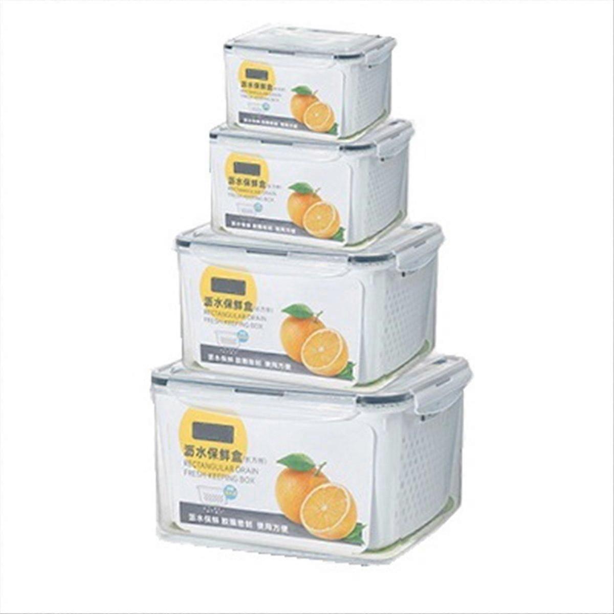Fruit Storage Container Refrigerator Sealed Storage Box