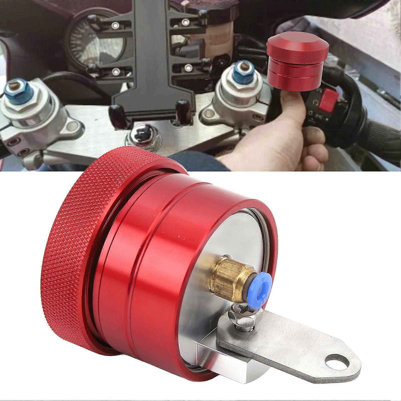 Motorcycle Chain Lubricator Rugged Durable Chain Oiler System Replacement for Suzuki Red 