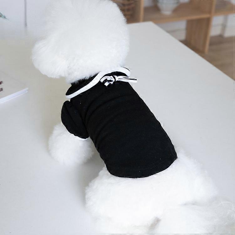Pet Lapel Bottom Coat Dog Shirt Pet T-shirt Cat Dog Clothing Pet Clothing Teddy Clothing Pet Lining Top Puppy Clothes Dog Vest