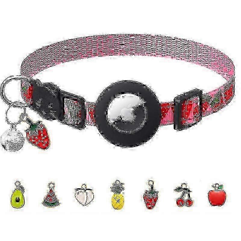 Cat Collar with Bells, Upgraded Safety Elastic Cat Collar with Cat Collar Holder, Anti-Lost Cat Coll