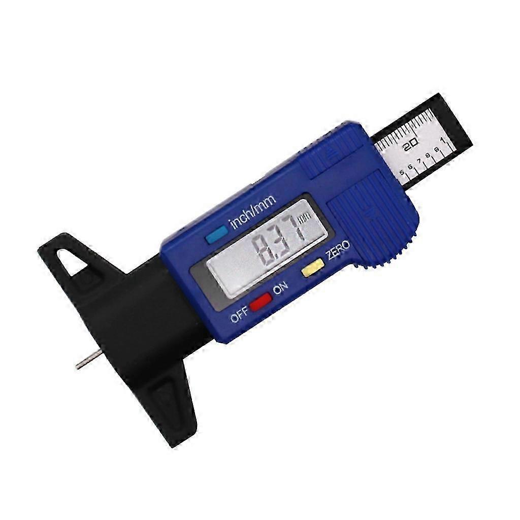 Digital Tire Gauge with Large LCD Display & Tread Depth Measuring Tool