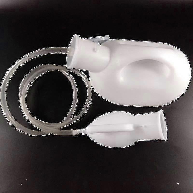 Travel urinal bottle for men with secure lid