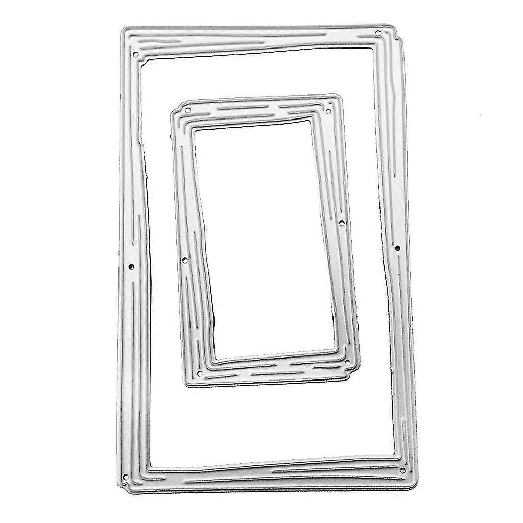 Rectangular Frame Metal Cutting Dies Stencil Scrapbooking Diy Album Stamp Paper