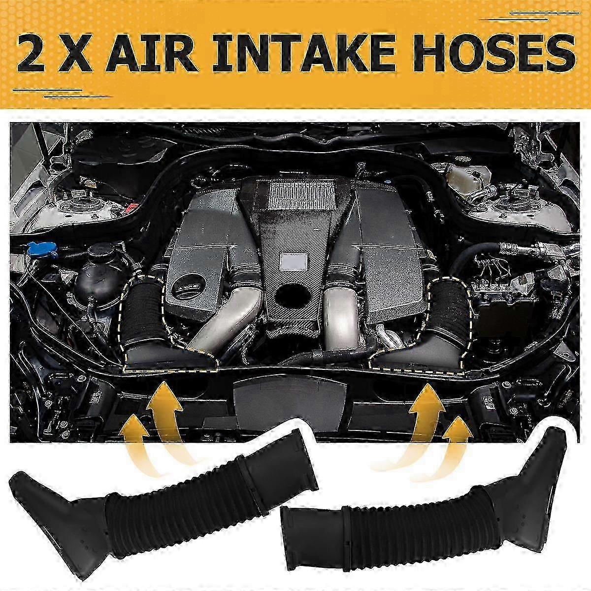 Left and right air intake hoses for the W222 S350, S320, S300, S500 ...