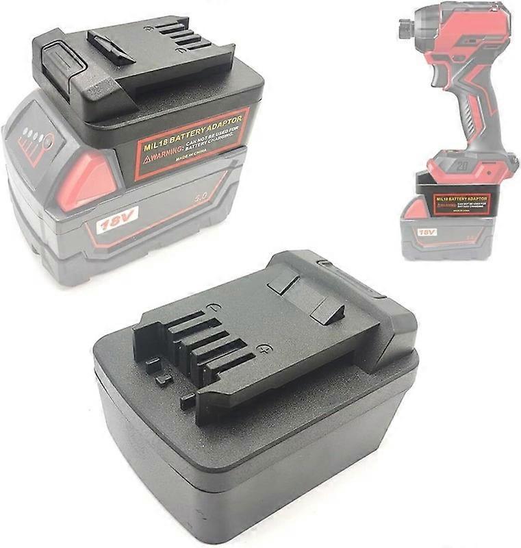 Adapter for Milwaukee 18V Li-ion Battery Converter to for Skil 20V Tools Drill