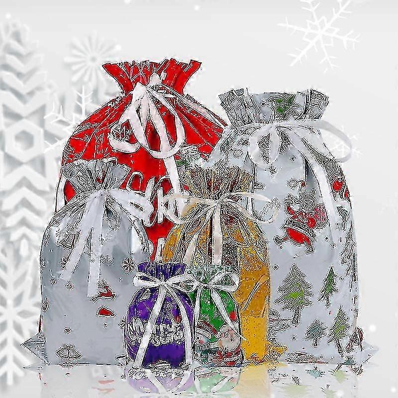 18pcs Christmas drawstring candy bag Christmas gift bag Christmas g...