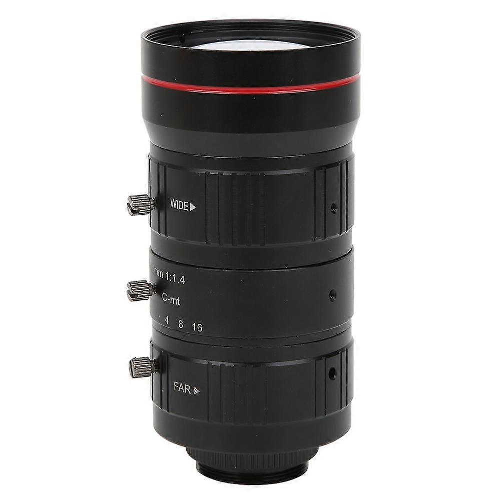 8MP Zoom Industrial Camera Lens C Mount HD 4K Manual Aperture Security CCTV Accessory 10‑40mm