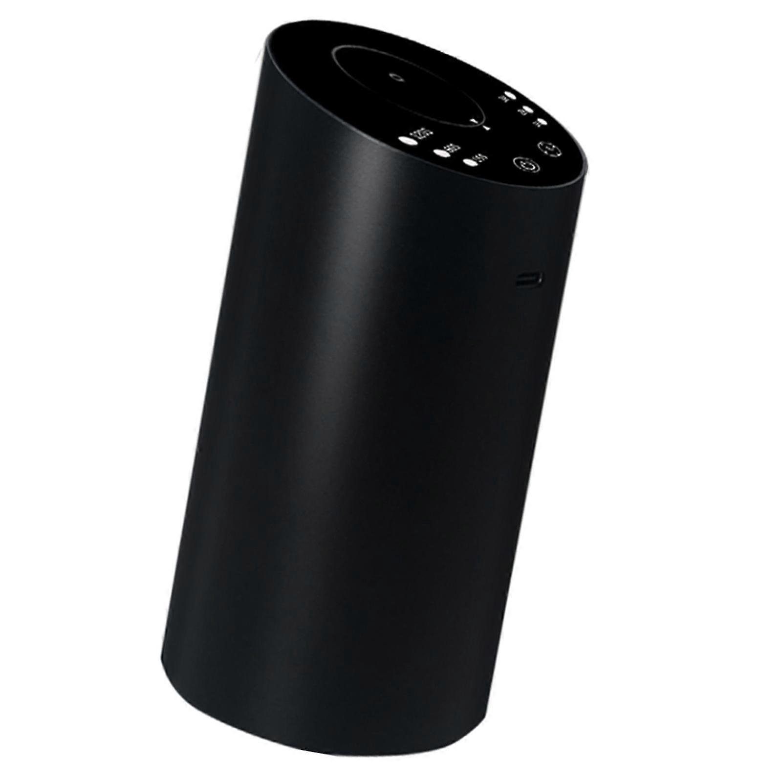 Adjustable Intensity Aromas Dispenser Essential Oil Diffuser Metal Texture for Fragrant Environment for Various Room  Black