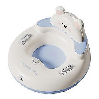 Schwere aufblasbare Schneeschlitten mit ergonomischer Rückenlehne und rutschfester Unterseite, rosa