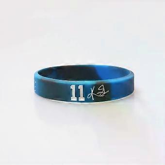 1pc Silicone Bracelets Fashion Basketball Outdoors Sports Adult Size Birthday Gift Concave Filling Not Easily Faded