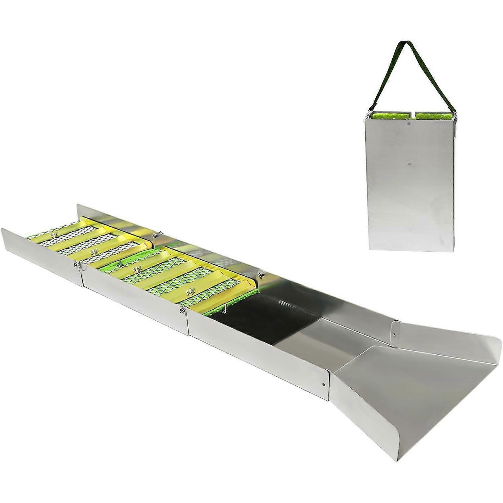 Manual Gold Mining Sluice Box Efficient Gravities Separation System For Natural Placer Gold Riverbeds Prospecting Tool Multicolor