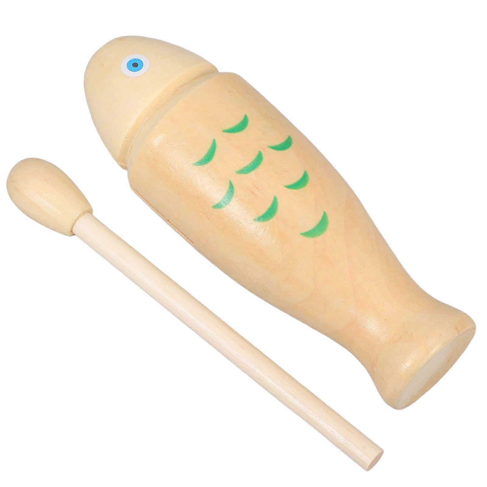 1 set of Rhythm Instruments Wooden Block Percussion Instrument with Rhythm Stick