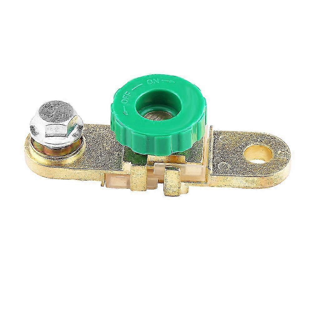 1Pcs Green Auto Battery Terminal Switch - Quick Disconnect Link for Vehicle
