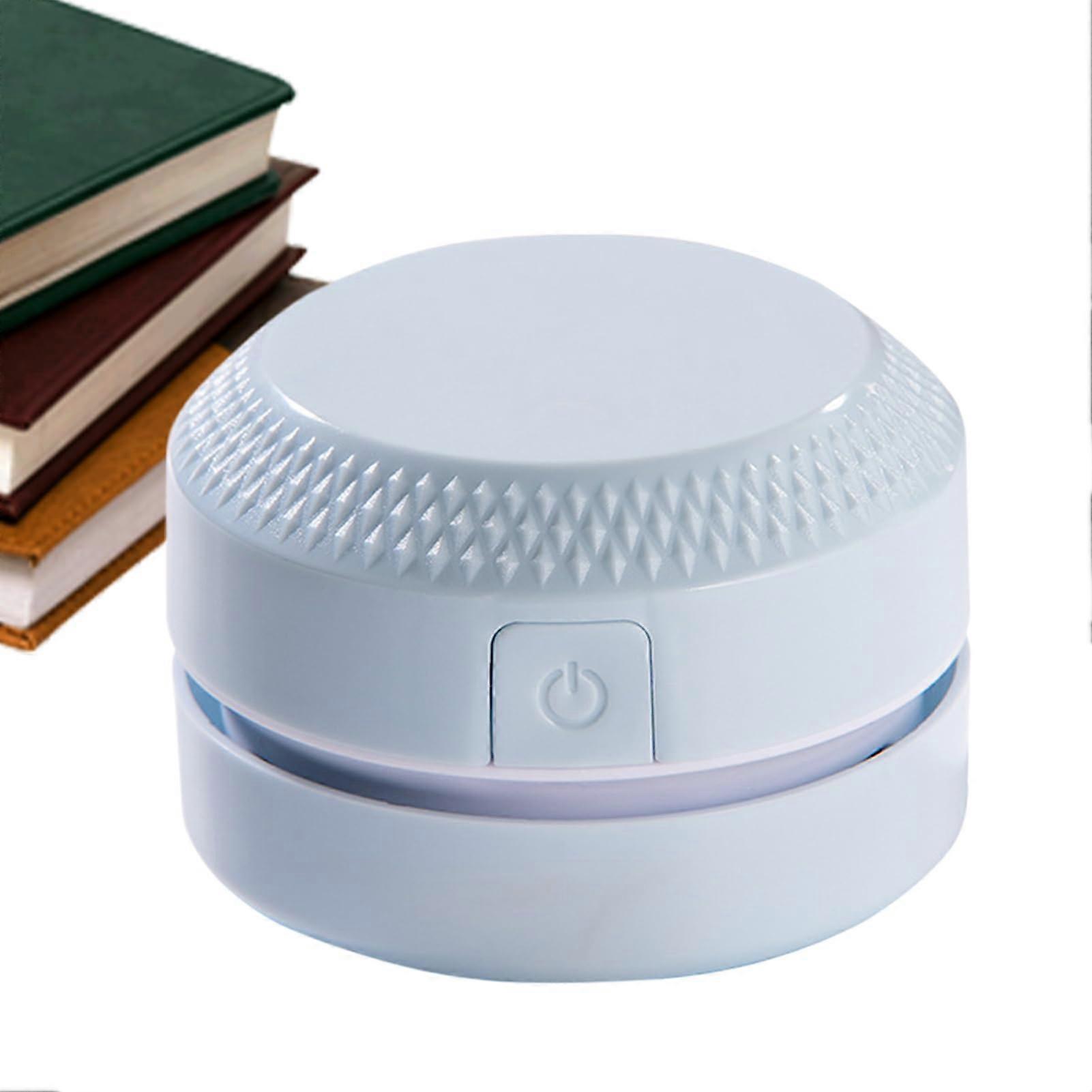 Desktop Cleaner Automated Cordless Pink And Blue CornerCovering Silent Appliance Glass Shards Suction For Dorm Counters